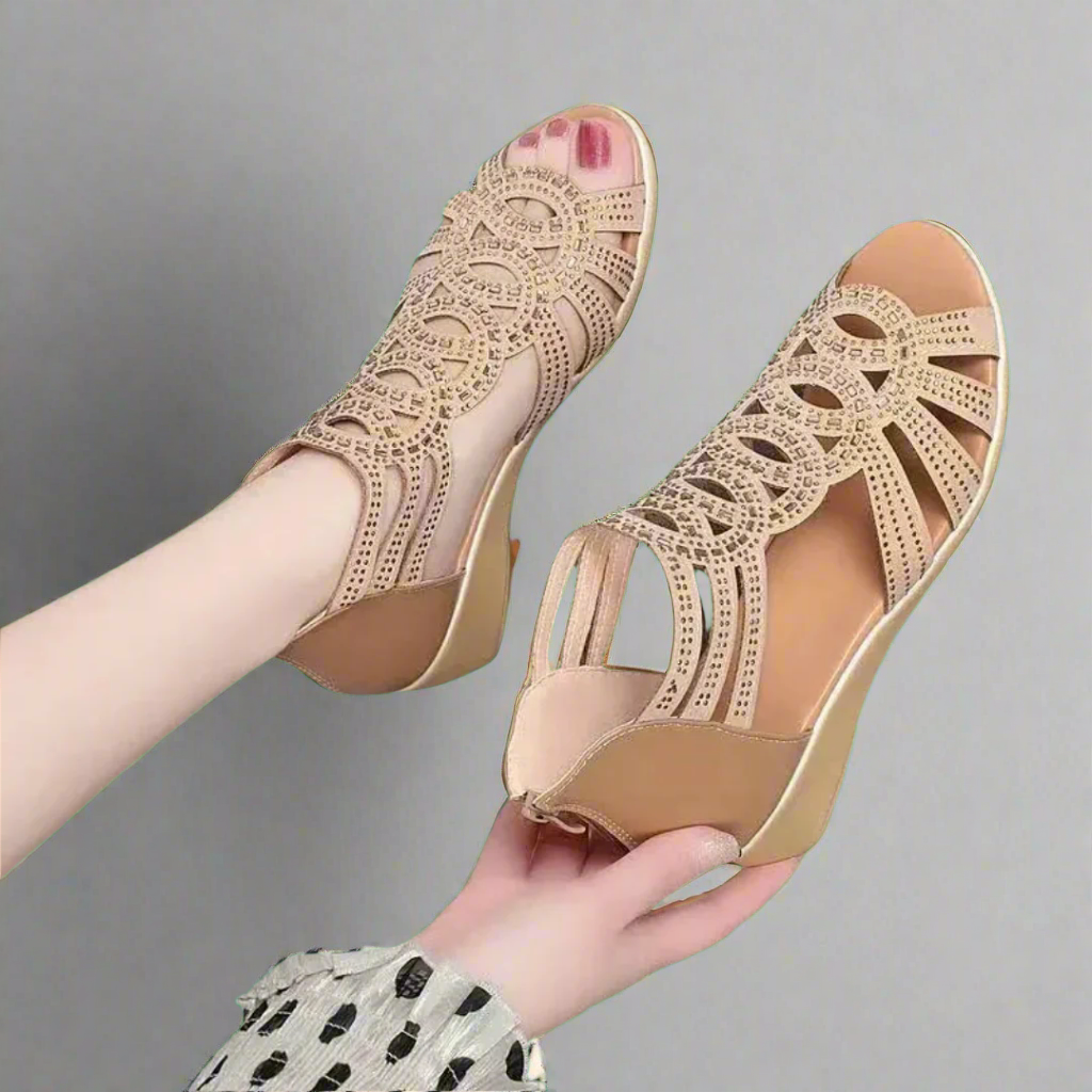 Lovaé™ | Håndlavede romerske sandaler lavet af premium læder