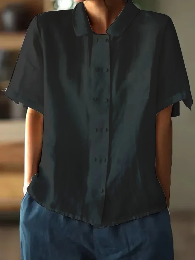 Lovaé™ | Hvid Sommerbluse Med Løs Pasform