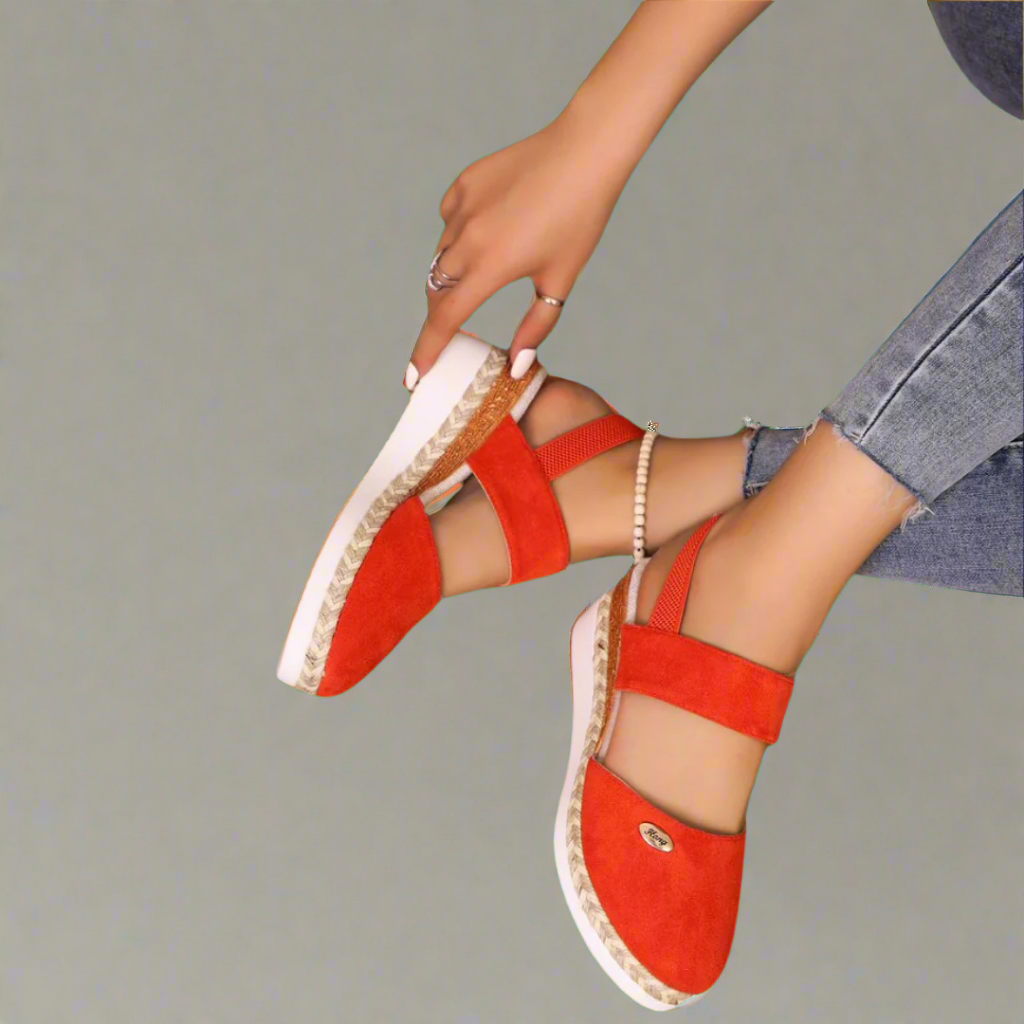 Lovaé™ | Plus-size kilehælesandaler – komfortable og alsidige