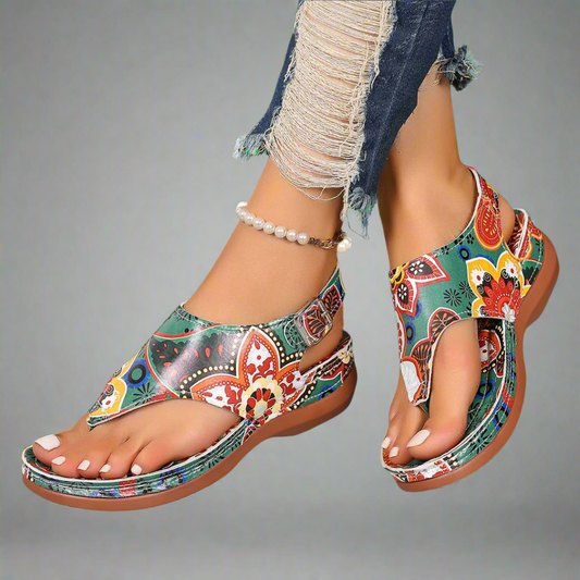 Lovaé™ | Håndlavede kilehælsandaler lavet af førsteklasses materialer