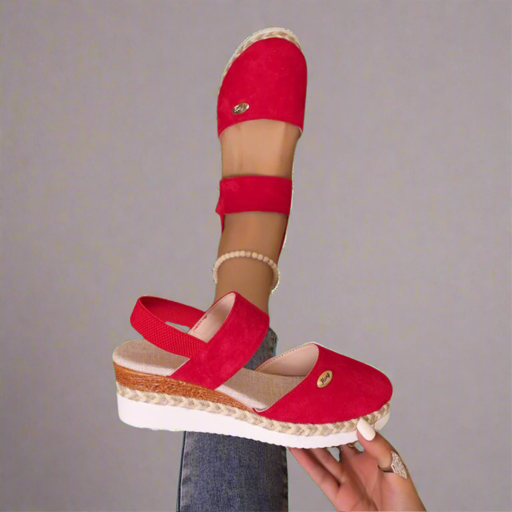 Lovaé™ | Plus-size kilehælesandaler – komfortable og alsidige