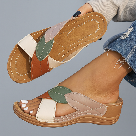 Lovaé™ | Håndlavede kilehælsandaler af premiummateriale