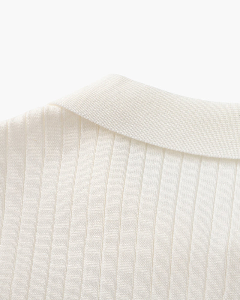 Premium ribbet polo