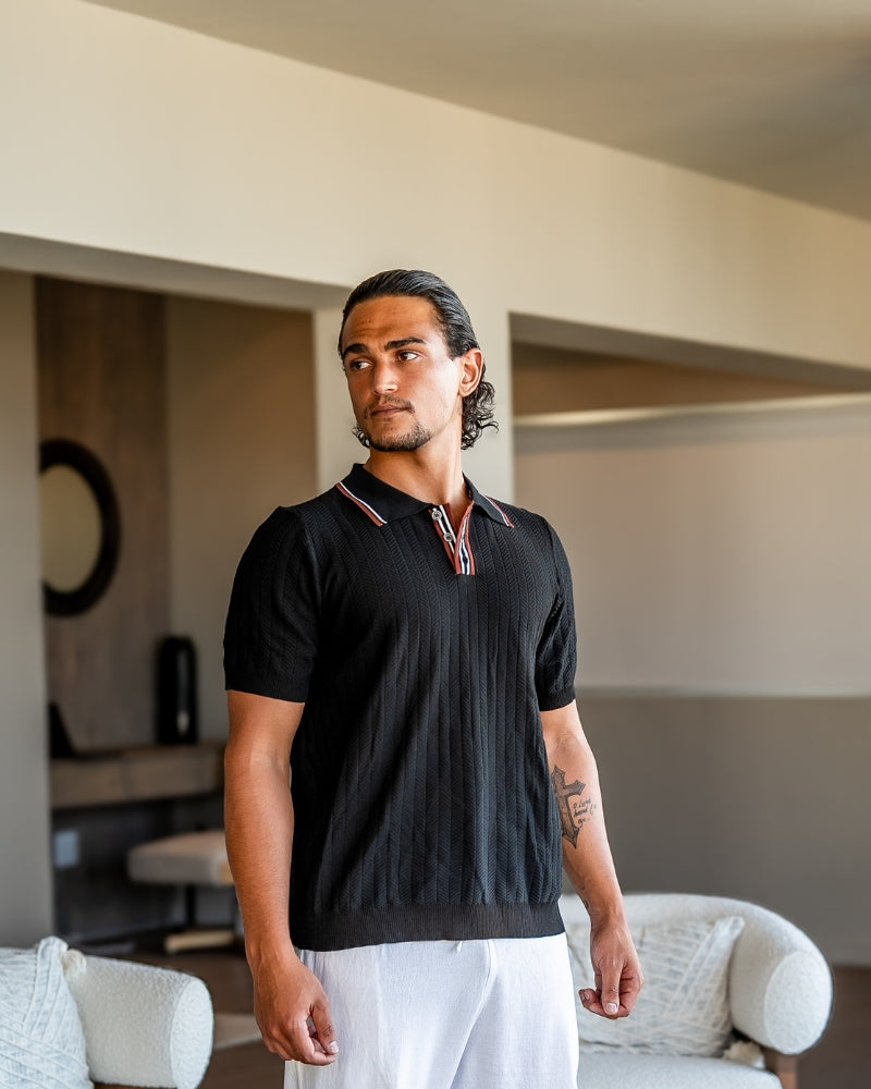 Ashford strikket polo