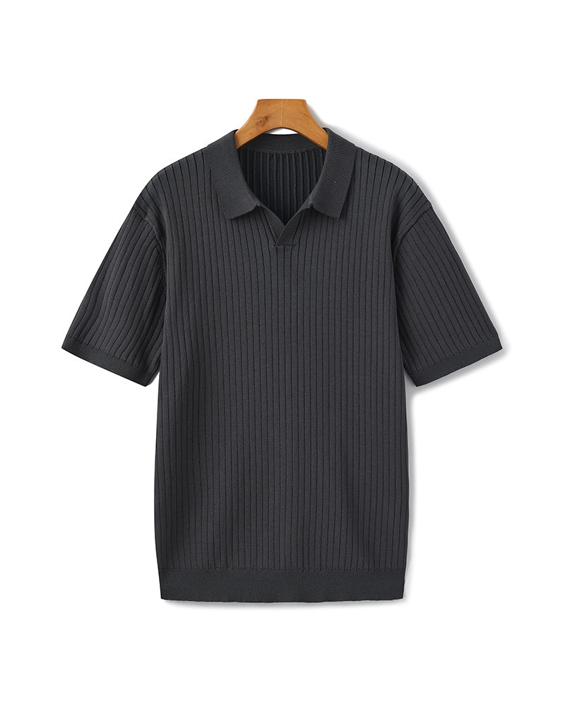 Premium ribbet polo