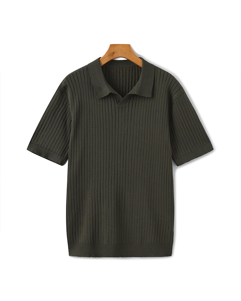Premium ribbet polo