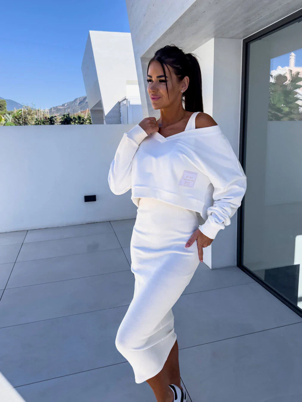 Lovaé™ | 2-delt sæt (Sweatshirt og kjole)