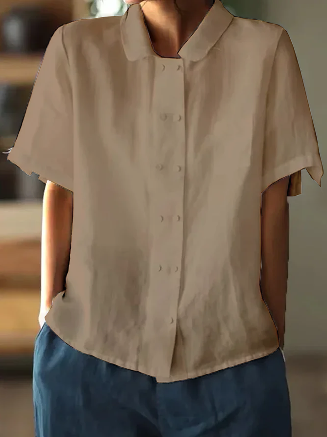 Lovaé™ | Hvid Sommerbluse Med Løs Pasform